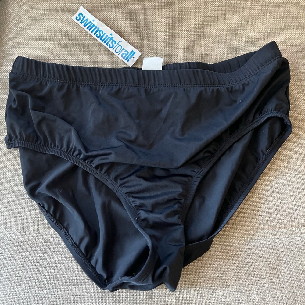 Swimsuits for all black swim bottom